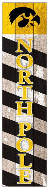 Iowa Hawkeyes 48" North Pole Leaner