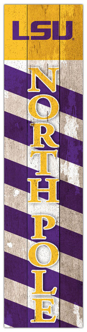LSU Tigers 48" North Pole Leaner