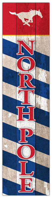 Southern Methodist Mustangs 48" North Pole Leaner