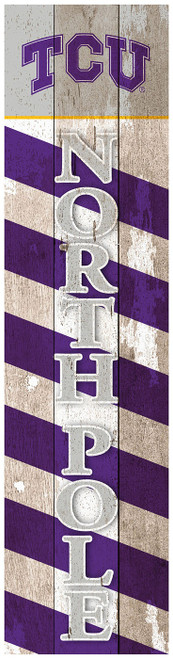 Texas Christian Horned Frogs 48" North Pole Leaner