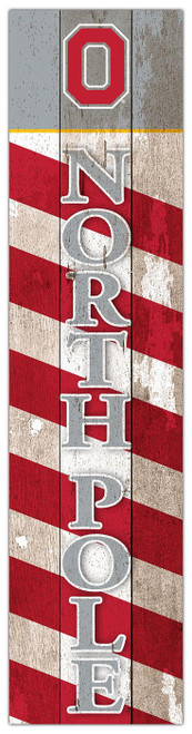 Ohio State Buckeyes 24" North Pole Leaner