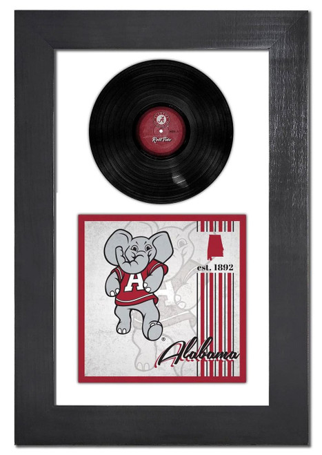 Alabama Crimson Tide 3-Piece Classic Album & Vinyl Framed Wall Art