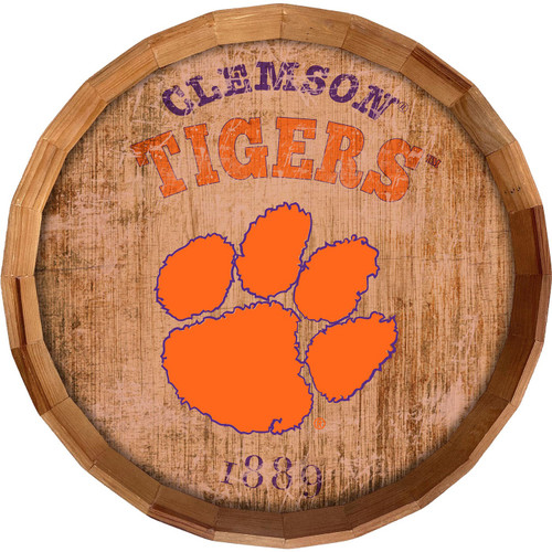 Clemson Tigers 16" Faux Barrel Top