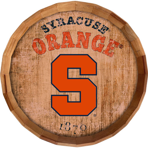 Syracuse Orange 16" Faux Barrel Top