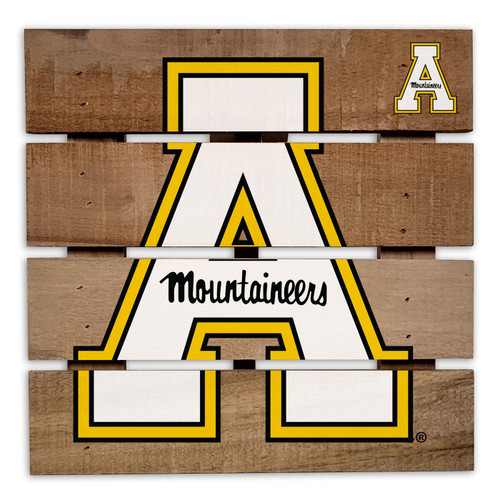 Appalachian State Mountaineers Wooden Hotplate