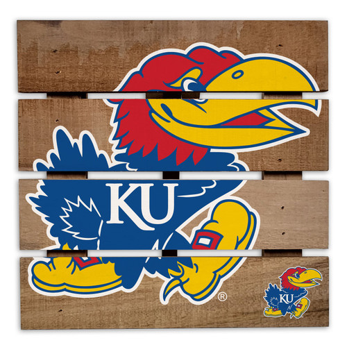 Kansas Jayhawks Wooden Hotplate