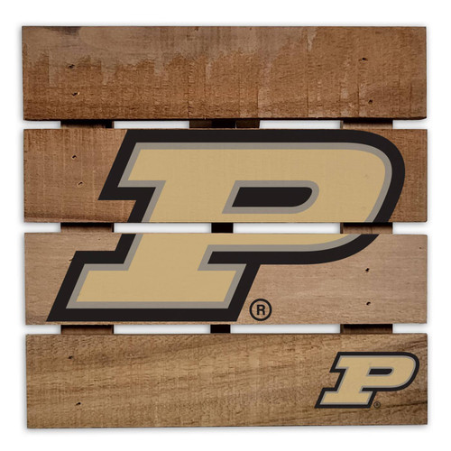 Purdue Boilermakers Wooden Hotplate