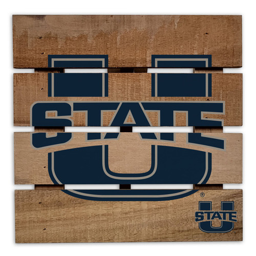Utah State Aggies Wooden Hotplate