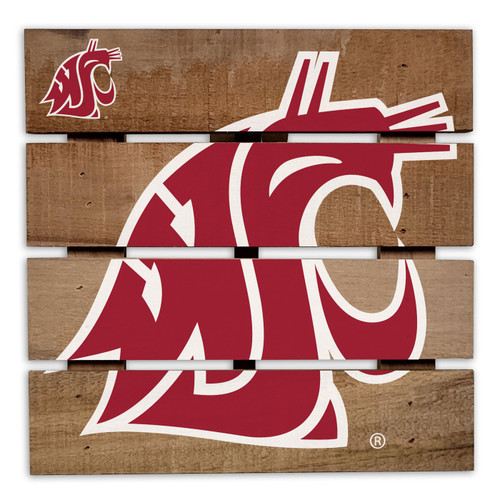 Washington State Cougars Wooden Hotplate