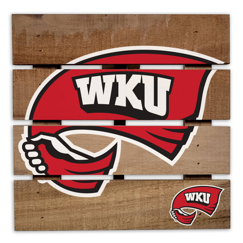 Western Kentucky Hilltoppers Wooden Hotplate