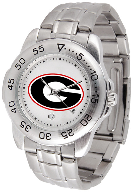 Georgia Bulldogs Sport Steel Men's Watch