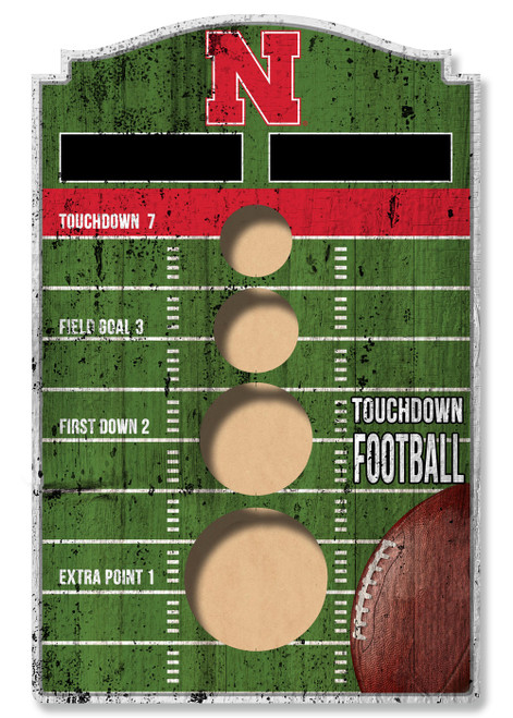 Nebraska Cornhuskers Wall Mounted Bean Bag Toss