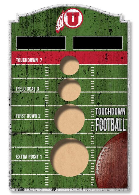 Utah Utes Wall Mounted Bean Bag Toss