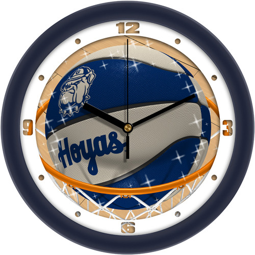 Georgetown Hoyas Slam Dunk Wall Clock