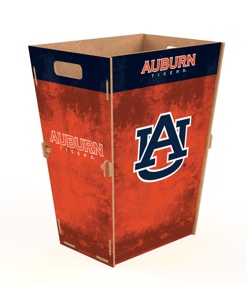 Auburn Tigers Team Color Trash Bin