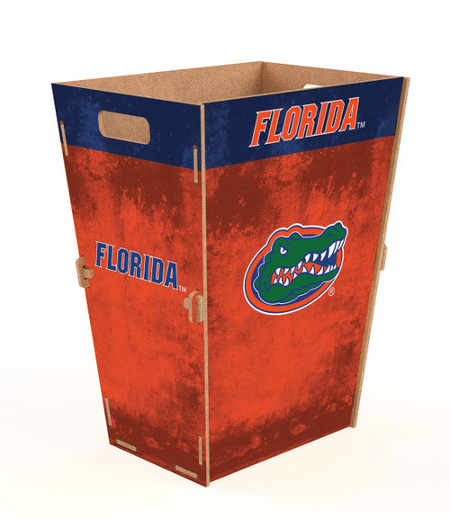 Florida Gators Team Color Trash Bin