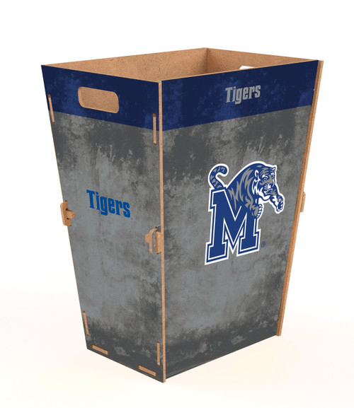 Memphis Tigers Team Color Trash Bin