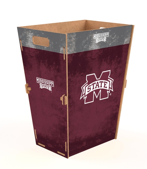 Mississippi State Bulldogs Team Color Trash Bin