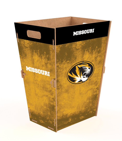 Missouri Tigers Team Color Trash Bin