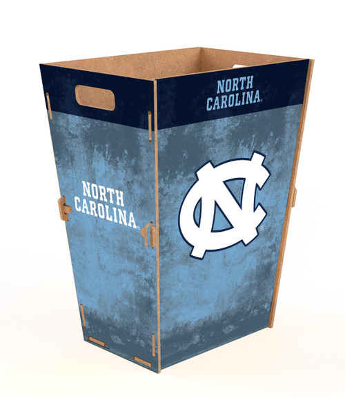 North Carolina Tar Heels Team Color Trash Bin