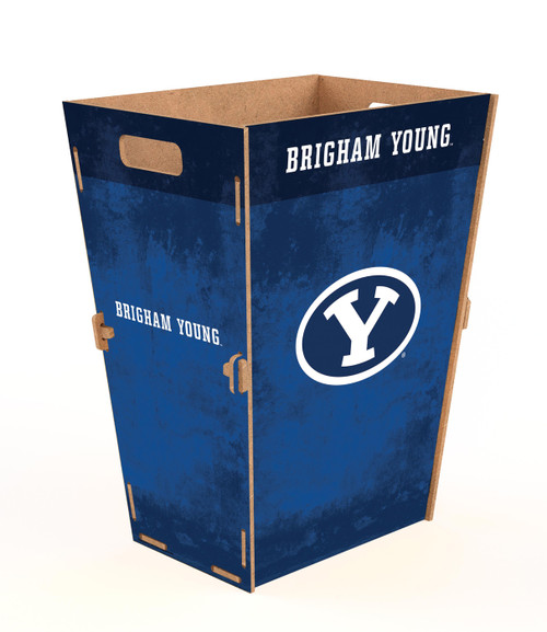 BYU Cougars Small Trash Bin