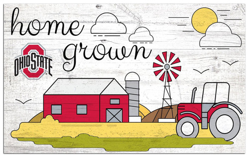 Ohio State Buckeyes Home Grown 11" x 19" Sign