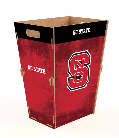 North Carolina State Wolfpack Team Color Trash Bin