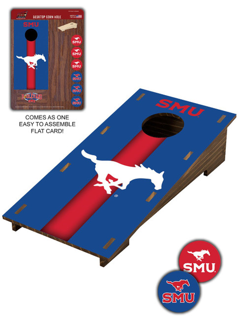 Southern Methodist Mustangs Miniature Cornhole