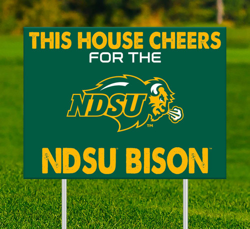 North Dakota State This House Cheers for Yard Sign