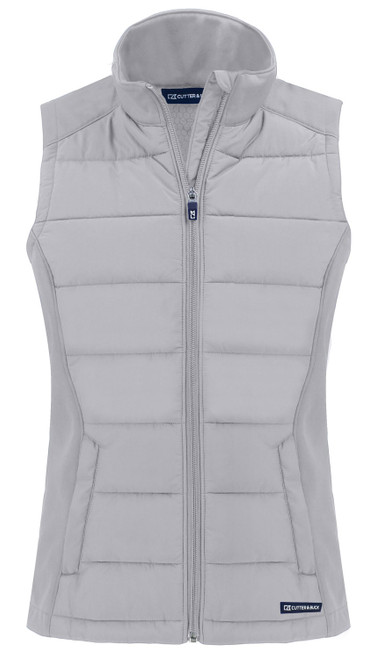 Cutter & Buck Evoke Hybrid Eco Softshell Recycled Women's Custom Full Zip Vest