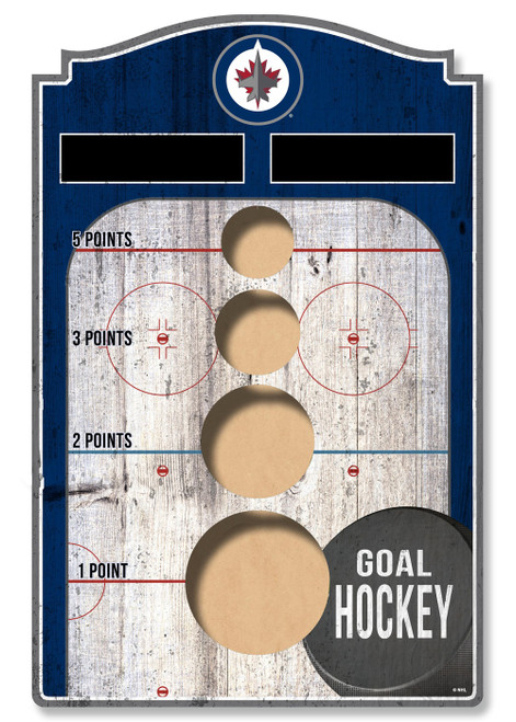 Winnipeg Jets Wall Mounted Bean Bag Toss