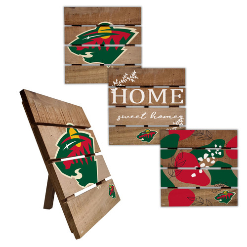 Minnesota Wild Trivet Hot Plate Set