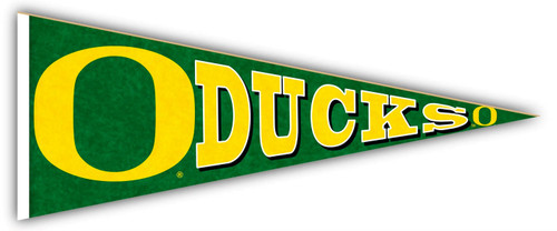 Oregon Ducks 24" Wood Pennant