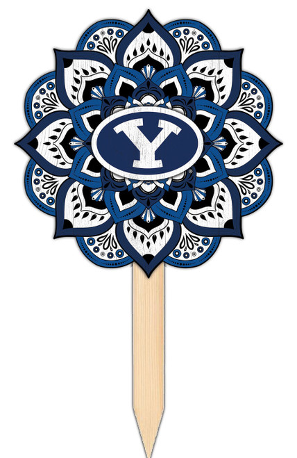 BYU Cougars Mandala Yard Stake
