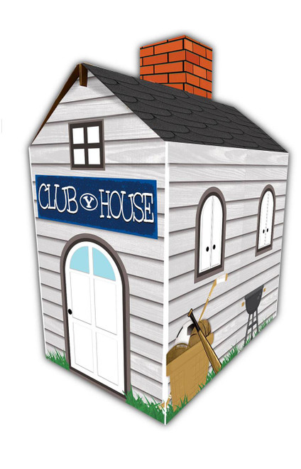 BYU Cougars Cardboard Clubhouse Playhouse