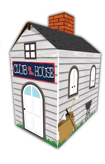 Mississippi Rebels Cardboard Clubhouse Playhouse