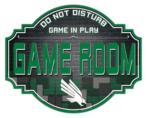 North Texas Mean Green 12" Game Room Tavern Sign