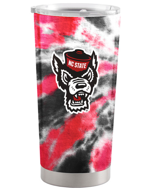 North Carolina State Wolfpack 20 oz. Tie Dye Stainless Steel Tumbler