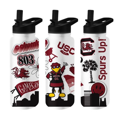 South Carolina Gamecocks 34 oz. Native Quencher Bottle