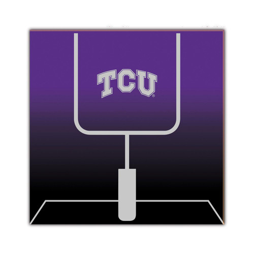 Texas Christian Horned Frogs Goal Gradient 10" x 10" Sign