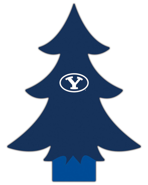 BYU Cougars 12" Team Color Desktop Tree