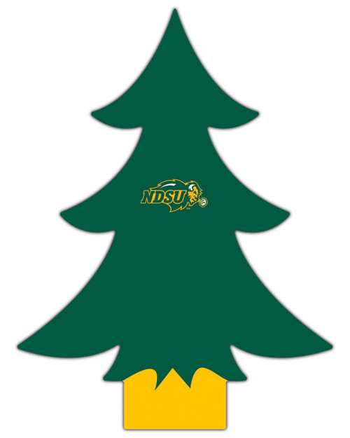 North Dakota State Bison 12" Team Color Desktop Tree