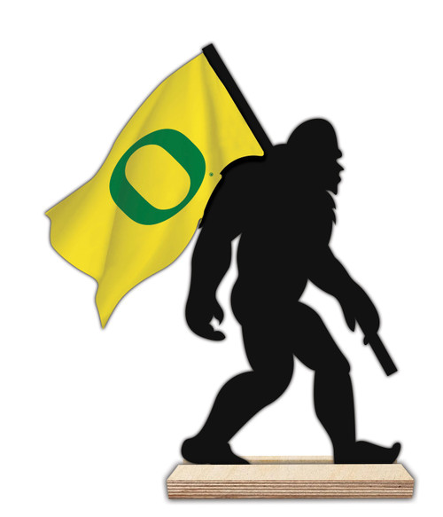 Oregon Ducks Bigfoot Desktop Art