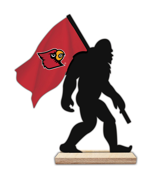 Louisville Cardinals 12" Bigfoot Desktop Art