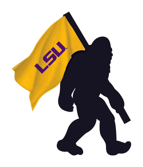LSU Tigers 12" Bigfoot Desktop Art