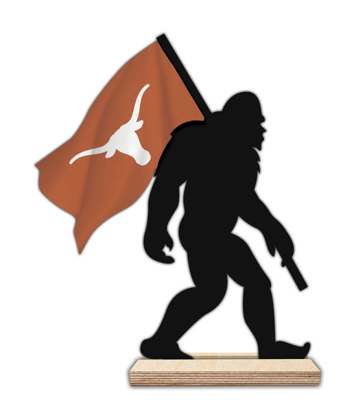 Texas Longhorns 12" Bigfoot Desktop Art