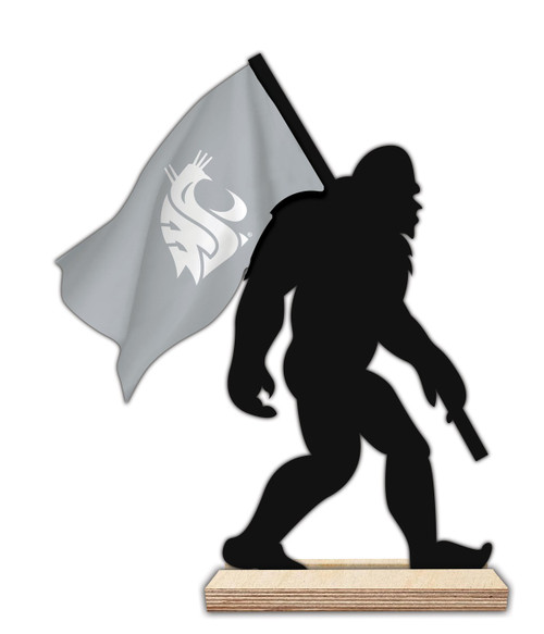 Washington State Cougars 12" Bigfoot Desktop Art