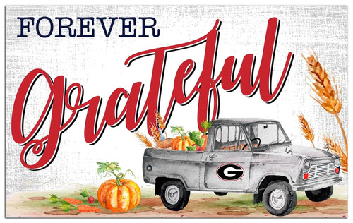 Georgia Bulldogs Forever Grateful 11" x 19" Sign