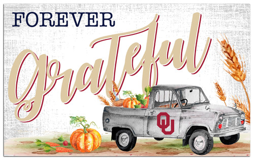 Oklahoma Sooners Forever Grateful 11" x 19" Sign