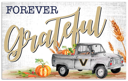Vanderbilt Commodores Forever Grateful 11" x 19" Sign
